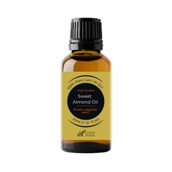 Sweet Almond Oil 30ml – Carrier Oil | Pure & Natural Sweet Almond Oil in Sri Lanka for Face, Hair & Skin